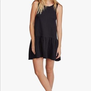 Free People Easy Street Textured Ruffle Dress